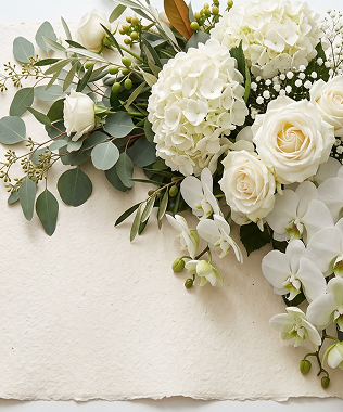 white roses