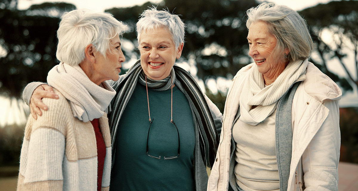 three women together
